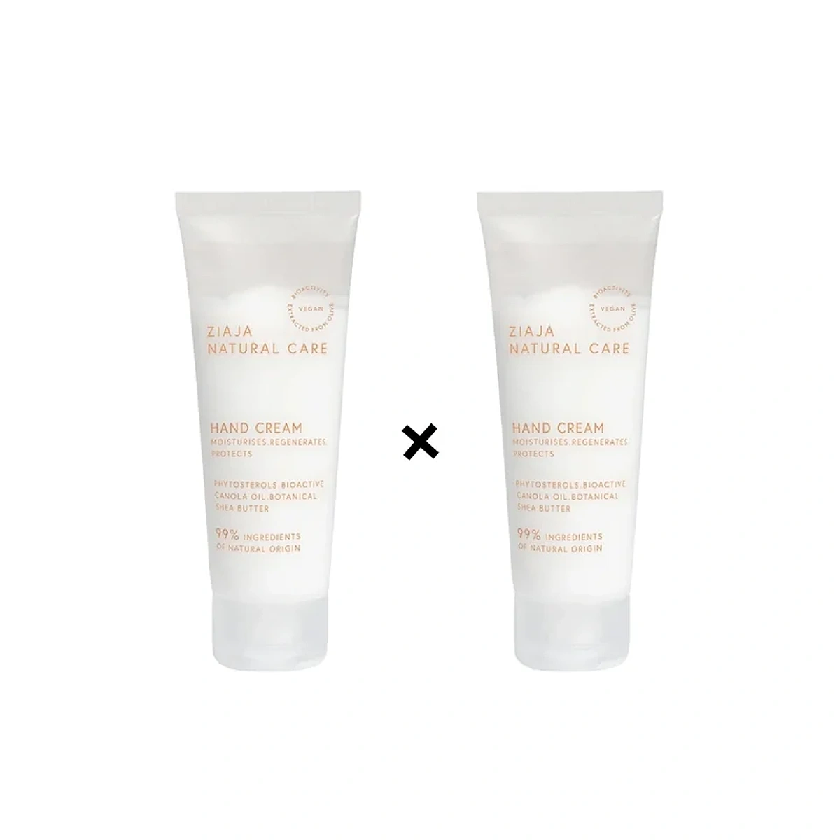 Ziaja Natural Care Creme Mains 2 x 75ml Pack