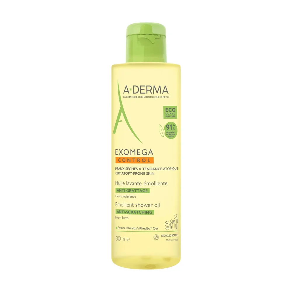 A-derma — Exomega Control Huile Lavante Émollient Anti-grattage 200 ml