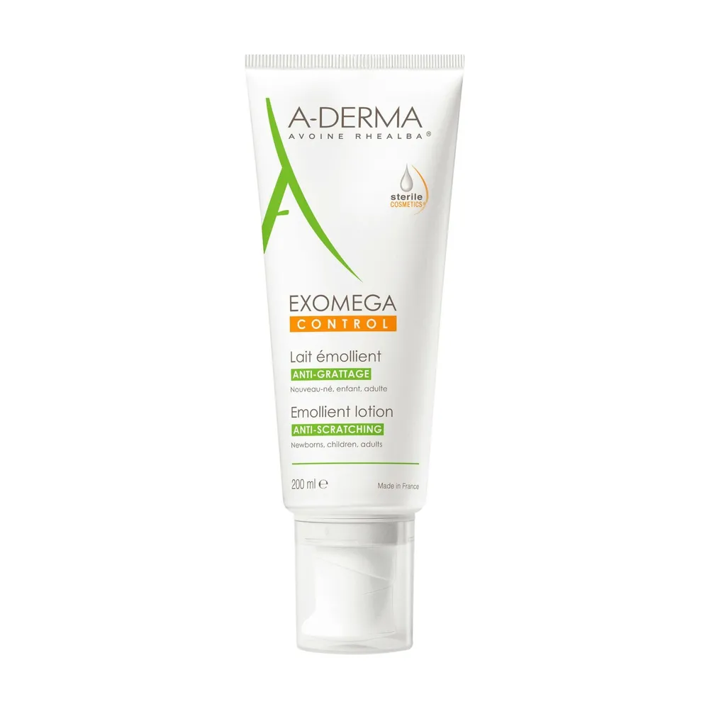 A-derma — Exomega Control Lait Émollient Anti-grattage Cosmétique Stérile 200 ml