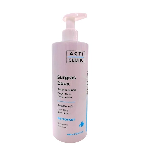 Acti Ceutic Gel Surgras Doux Peaux Sensibles 400ml