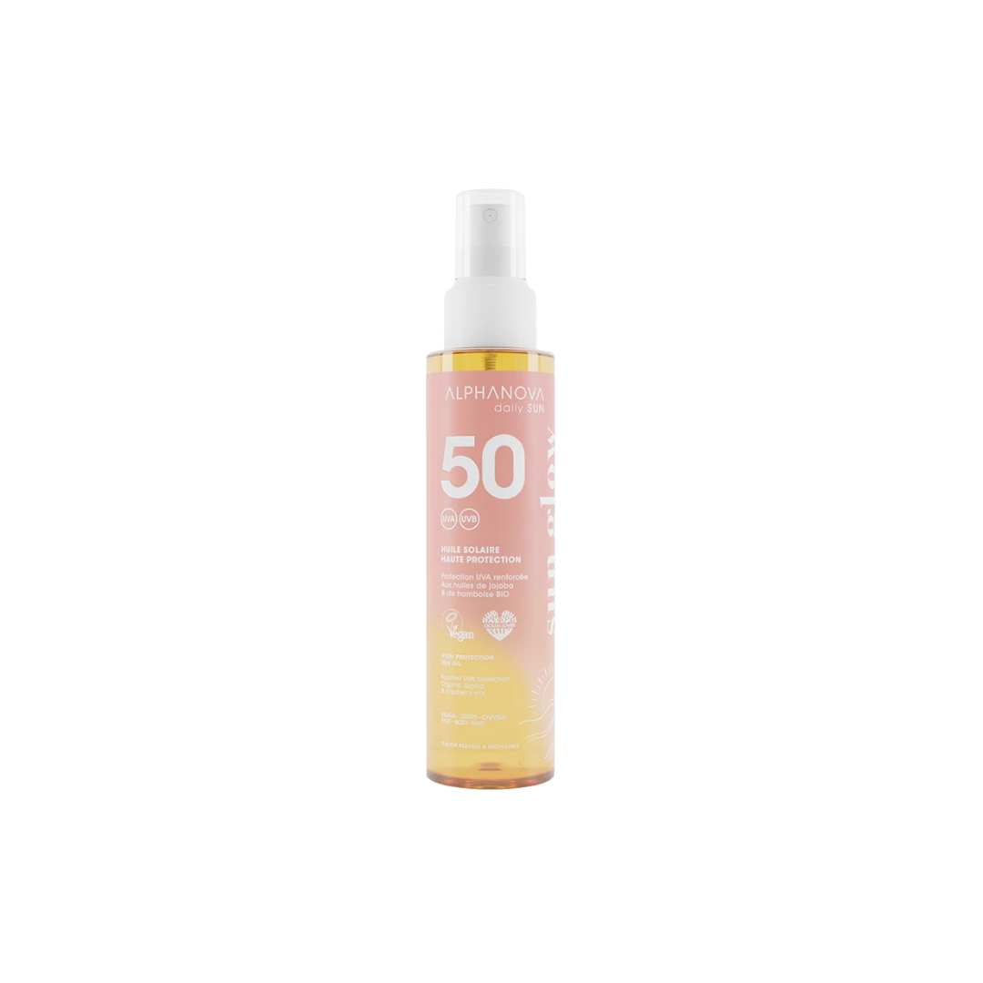 Alphanova Sun Glow Huile Solaire Spf50 125ml