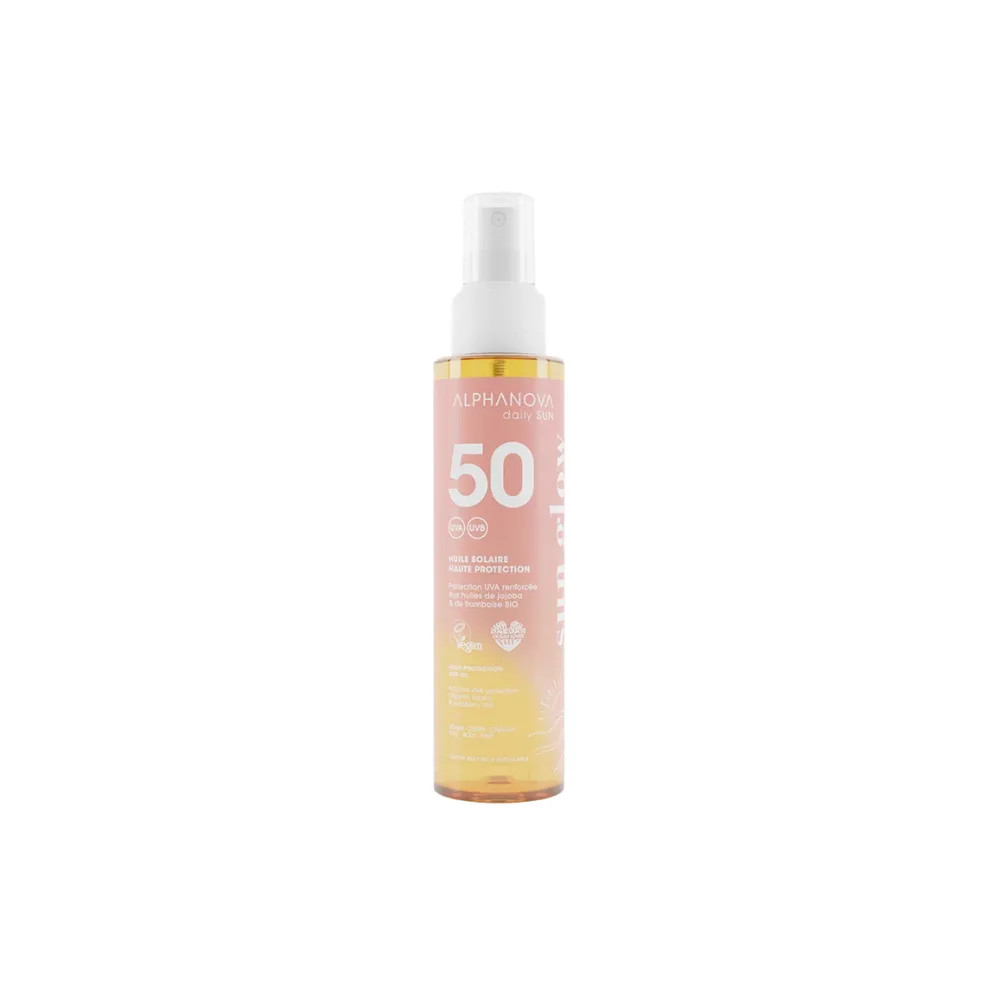 Alphanova Sun Glow Huile Solaire SPF50 125ml