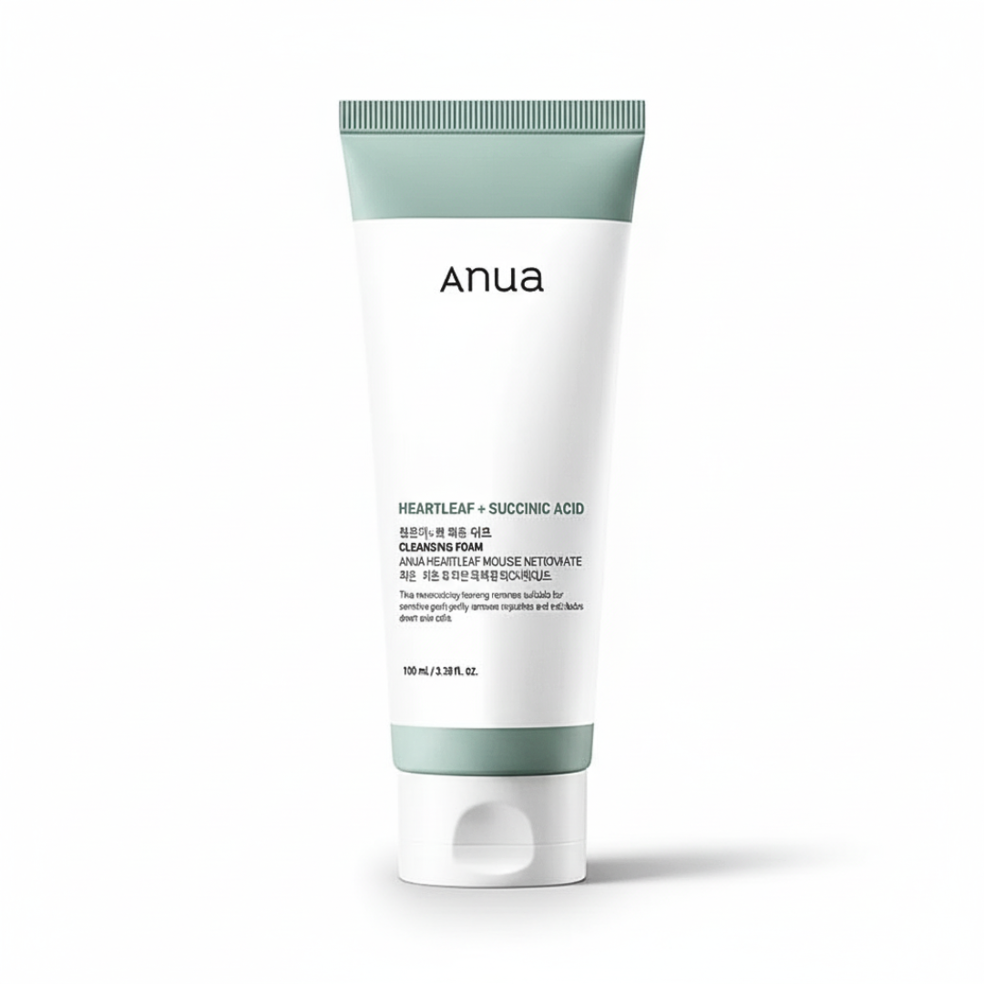 Anua HeartleaF Succinic Moisture Cleansing Foam 150ml