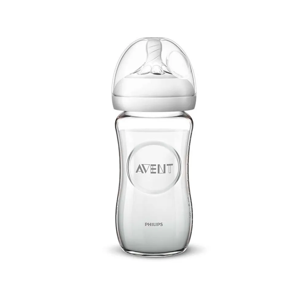 Avent Biberon Natural En Verre 240 ml Scf053/17