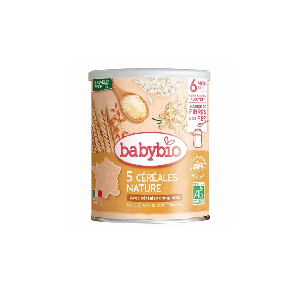 Babybio 5 Cereales Nature 220g