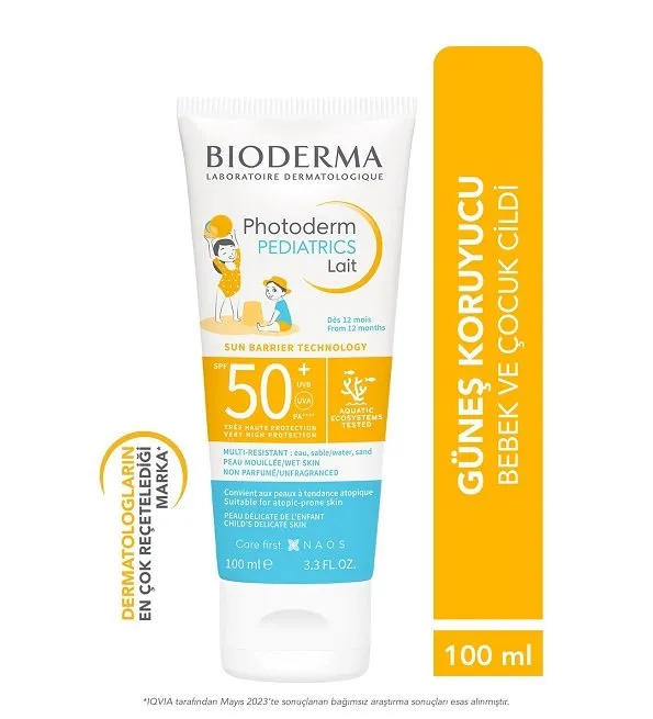 Bioderma Photoderm Lait Solaire Pediatrics SPF50+ 100ml