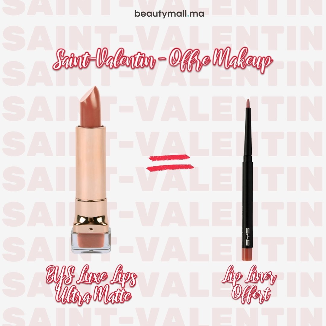 BYS Luxe Lips Ultra Matte Man Eater L338 = Beauty Blender Offert