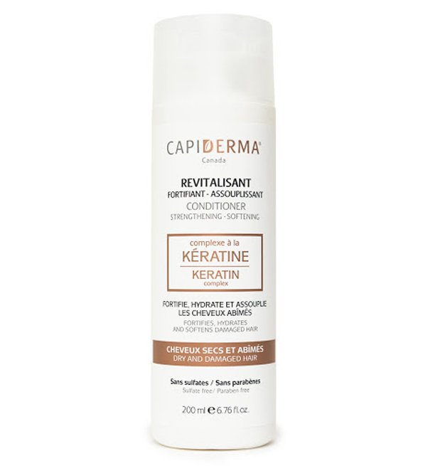 Capiderma – Revitalisant après shampoing à la Kératine – 200 ml