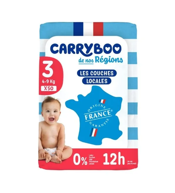 Carryboo Couches T3 4-9kg 50 Unites