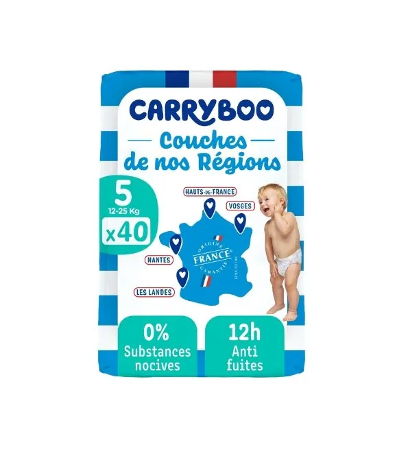 Carryboo Couches T5 12-25kg 40 Unites
