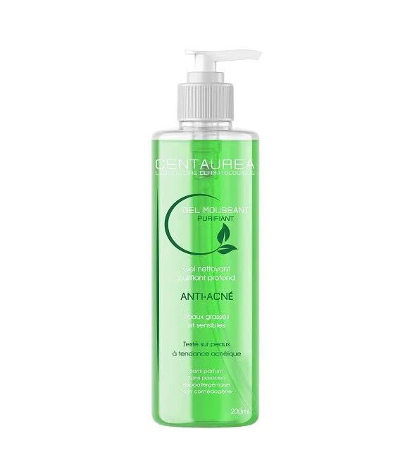Centaurea Gel Moussant Purifiant Anti Acne 200ml