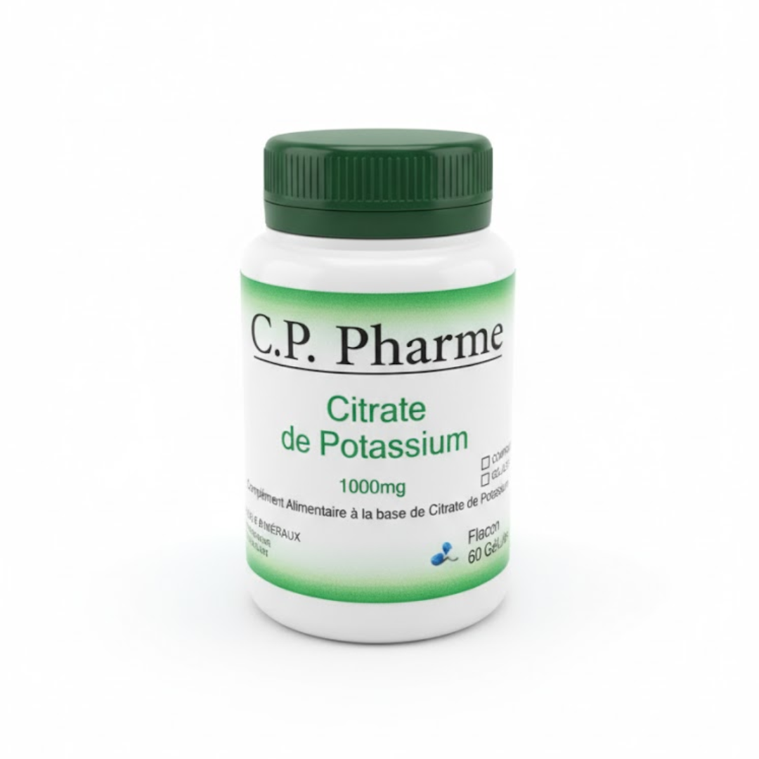 Citrate De Potassium 1000mg 60 gelules