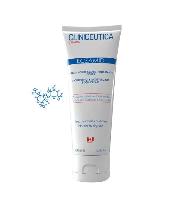 Cliniceutica Eczamid Crème Nourrissante Hydratante Corps 200ml