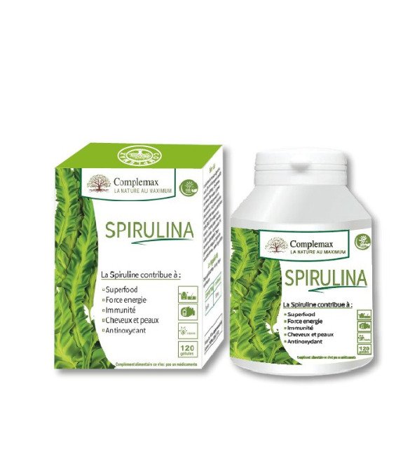 Complemax Spiruline 120 Gelules