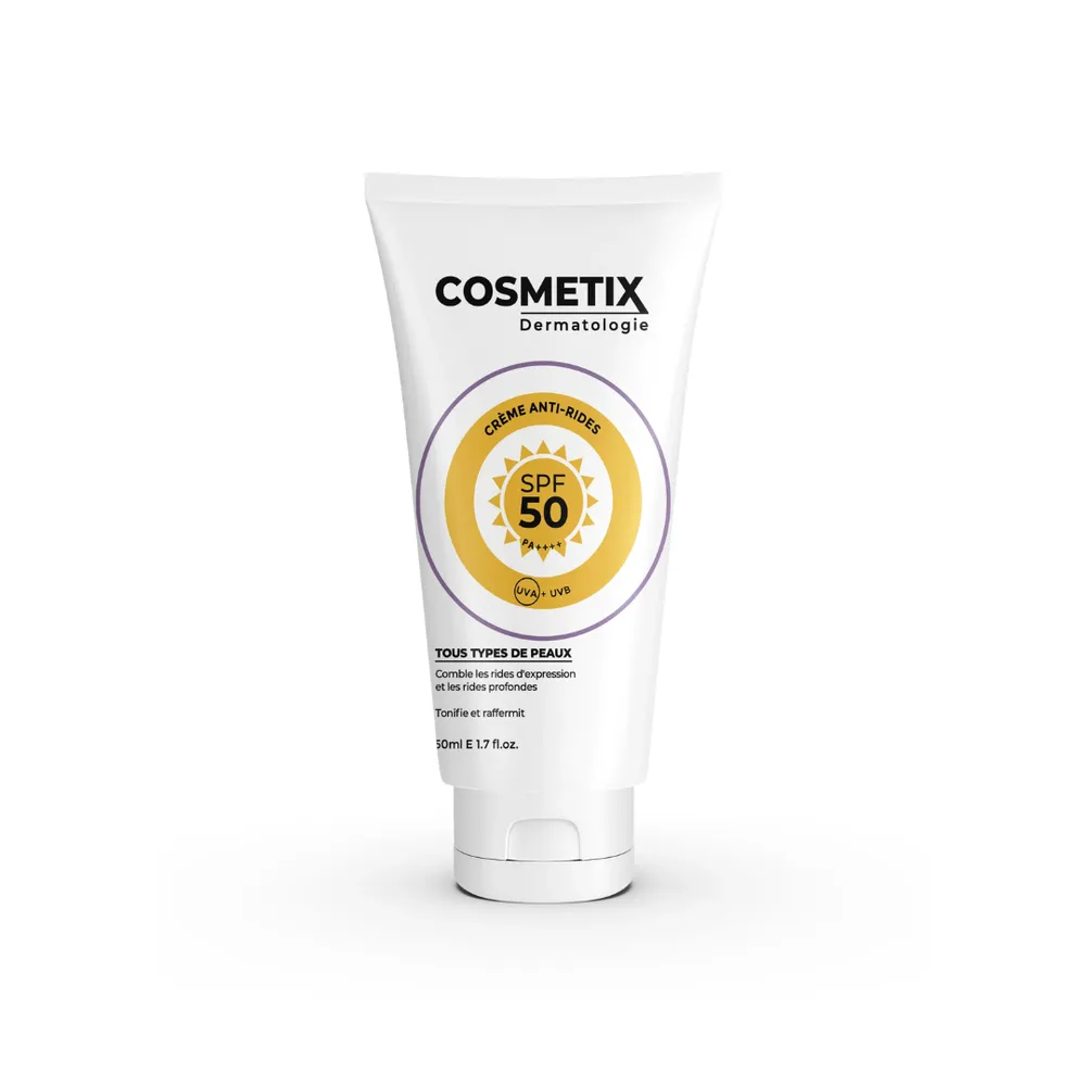 Cosmetix Soin 2en1 Creme Anti-Rides SPF50 50ml