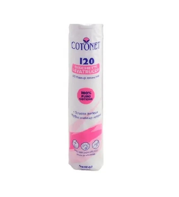 Cotonet coton Disque Démaquillant 120 Pièces