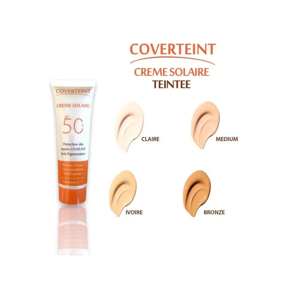Coverteint Creme Solaire Teintee Medium SPF50+ 50ml