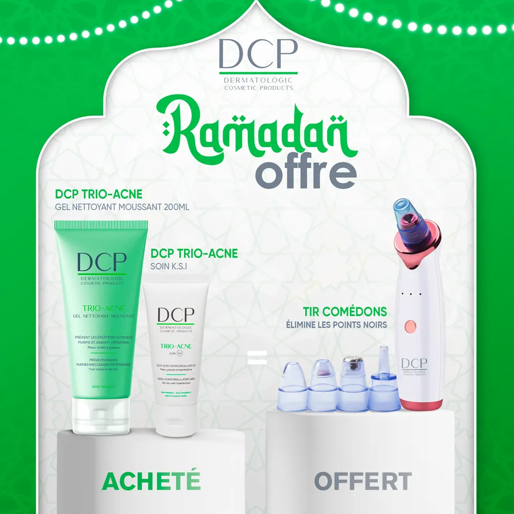 DCP TRIO ACNE GEL NETTOYANT + TRIO ACNE SOIN SKI = Tir Comedons Offert
