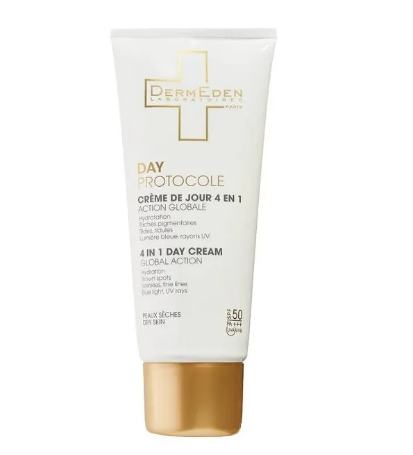 Dermeden Crème De Jour 4 En 1 Peaux Sèches 50ml