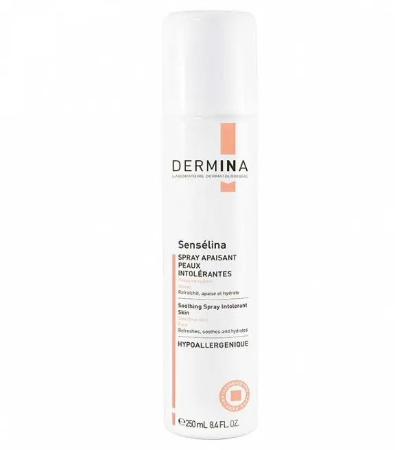Dermina Senselina Spray Apaisant Peaux Intolerantes 250ml