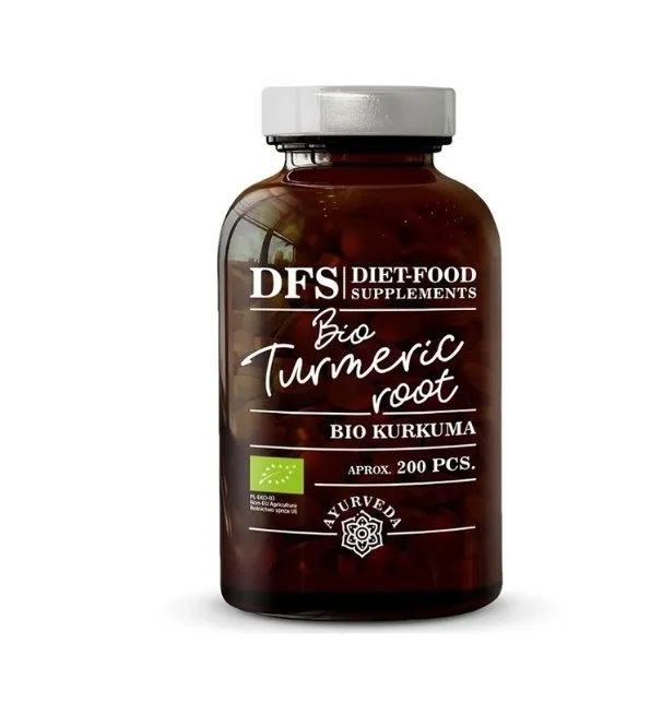 Diet Food Curcuma 400mg 200 Capsules