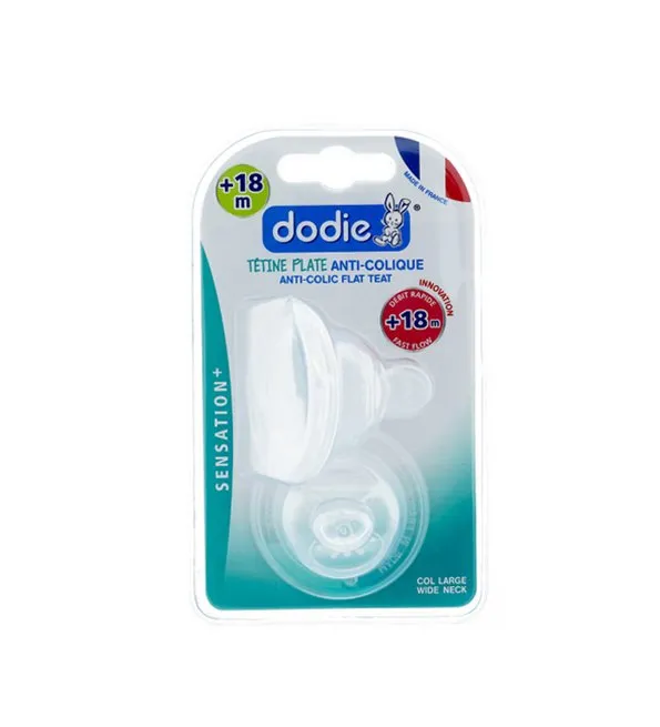 Dodie Tetine Plate Sensation+ Anti Colique D5 +18m X2