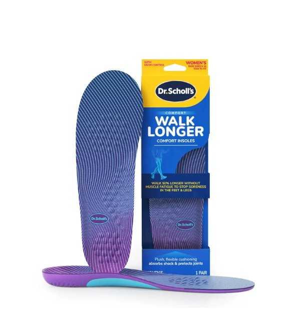 Dr.scholl's Comfort Walk Longer Insole Men's