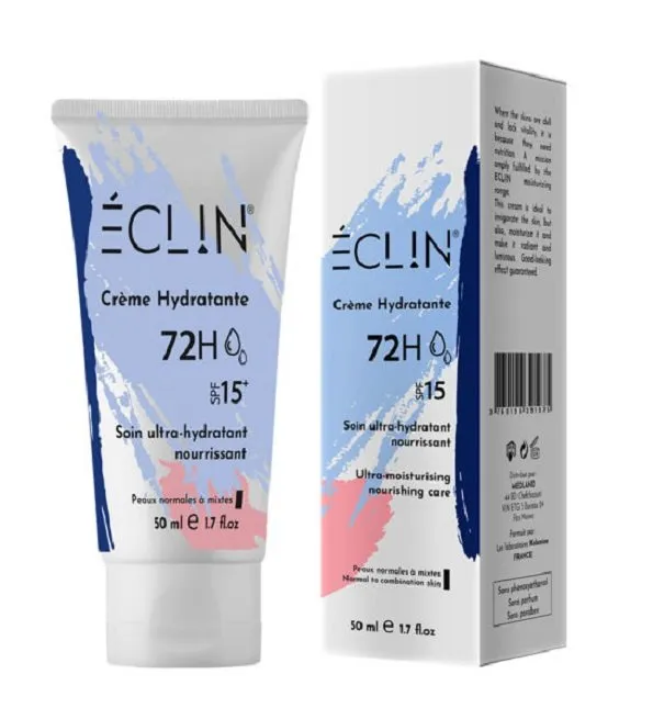 Eclin Creme Hydratante 72 H SPF 15 Peau Seche