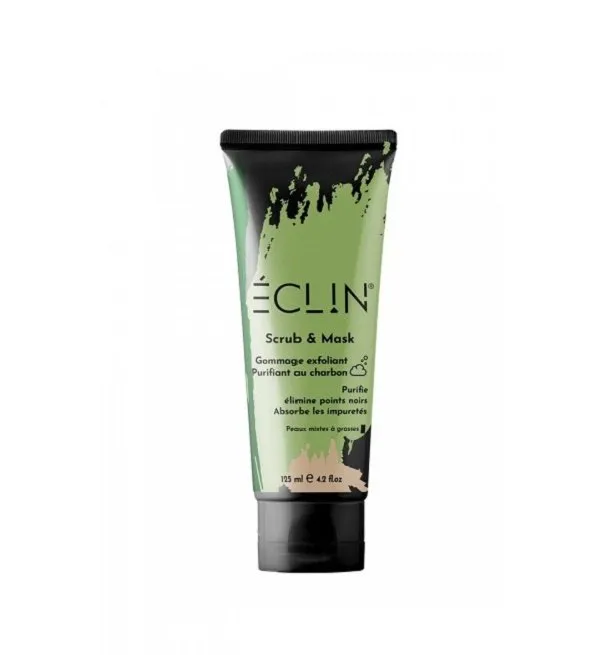 Eclin Scrub And Mask Gommage Au Charbon Actif