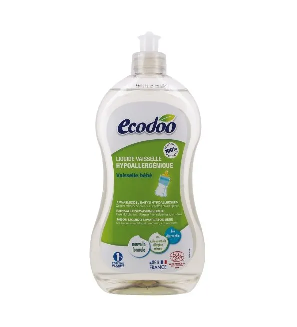 Ecodoo Liquide Vaisselle Bebe Hypoallergenique 500ml