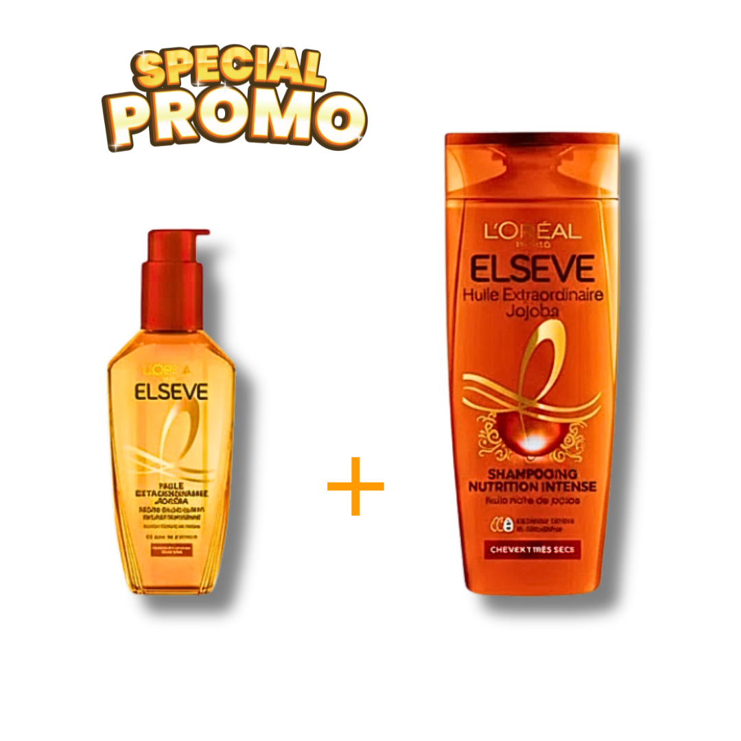 Elseve Cappilaire Huile Extraord Oil+Shampoing extraordinaire 200ml Pack