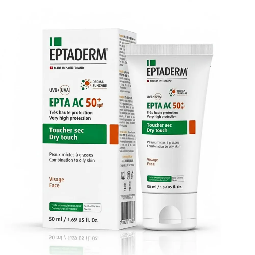 Eptaderm Epta Ac Ecran Solaire Toucher Sec SPF50+ 50ml