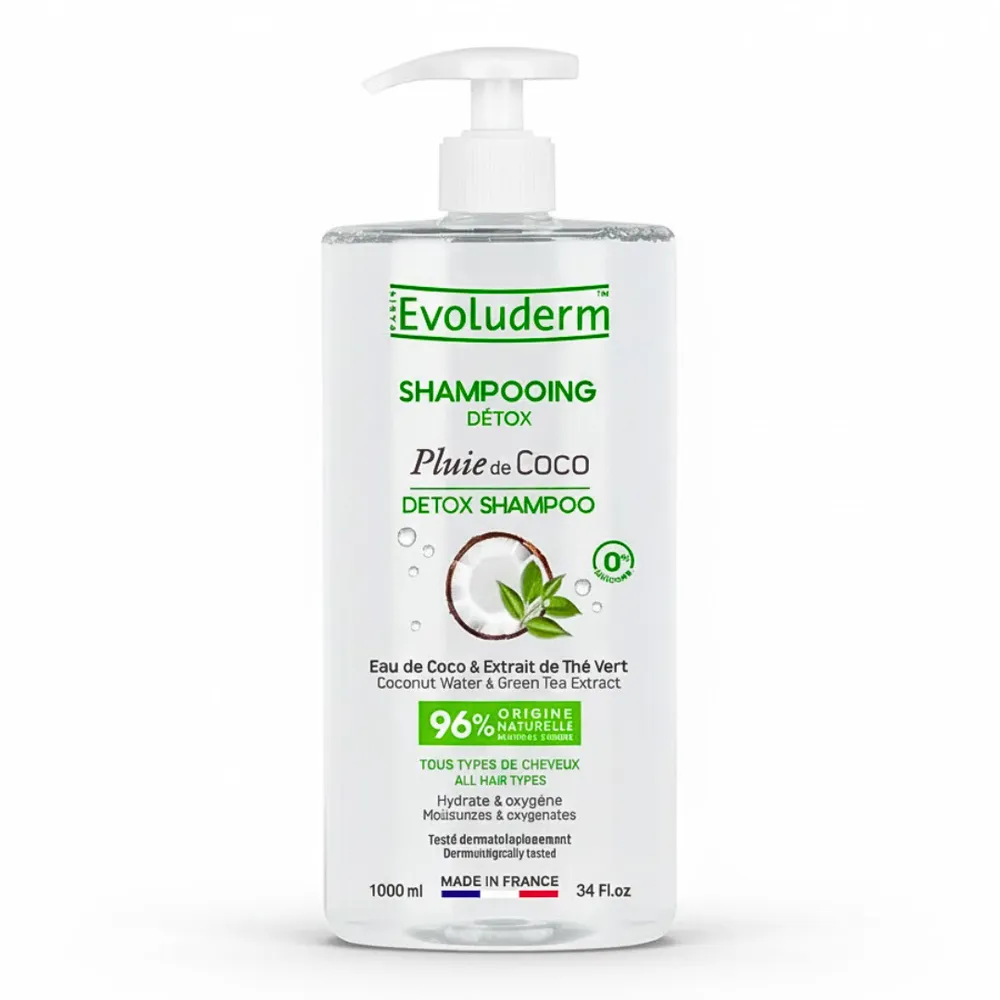 Evoluderm Shampoing Pluie De Coco 1L