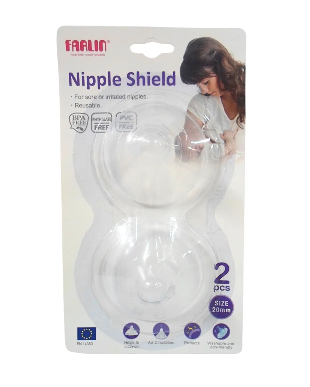 Farlin Bout de Sein En Silicone 2 Pieces