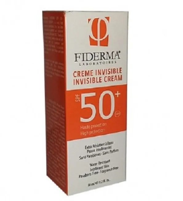 Fiderma Creme Ecran SPF 50 Invisible 50ml