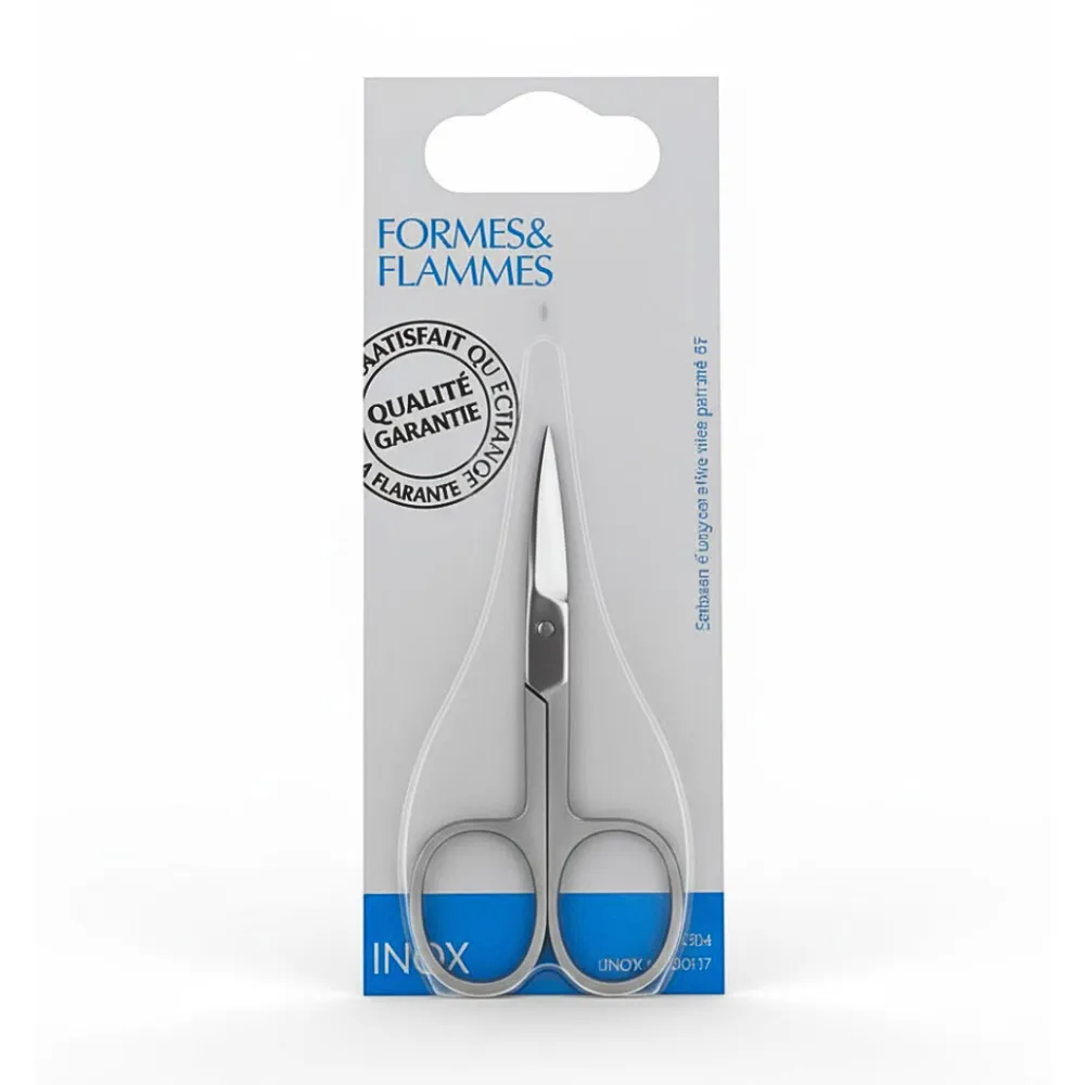 Formes&Flammes Ciseaux A Ongles Droits Acier Forge Inoxydable Poli Refrence 83
