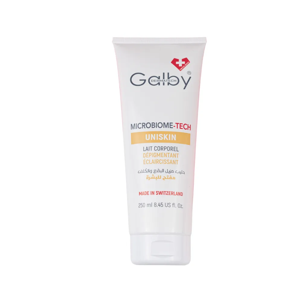 Galby Dermatech UNISKIN Lait Corporel Dépigmentant Eclaircissant 250ml