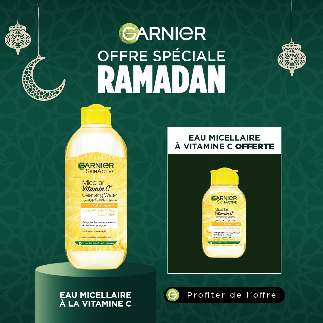 Garnier SkinActive Eau Micellaire Vitamine C 400ml + 100ml OFFERT