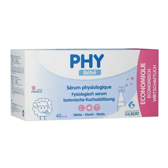 Gilbertphy Serum Physiologique Boite De 40x5ml
