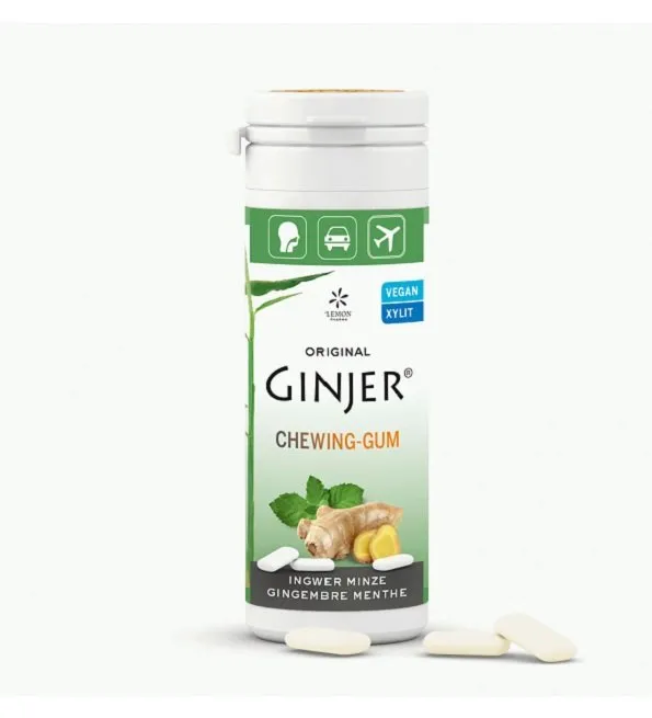 Ginjer Chewing-gum Gingembre Menthe 30 G