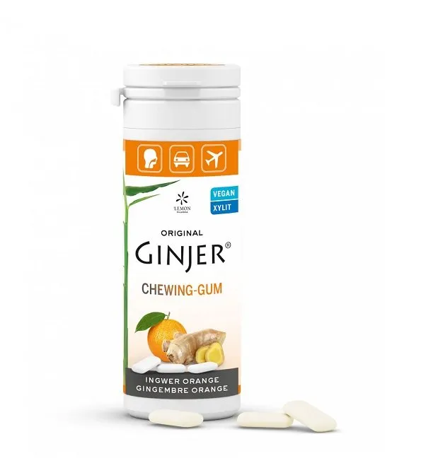 Ginjer Chewing-gum Gingembre Orange 30 G