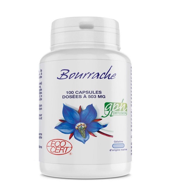 GPH Bourrache 503mg 100 Capsules