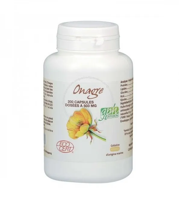 GPH Diffusion Onagre Bio – 100 Capsules Marines À 503 mg