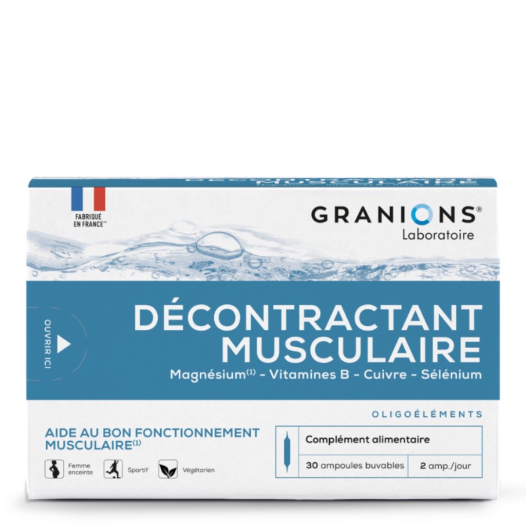 GRANIONS – Décontractant musculaire B30 ampoules