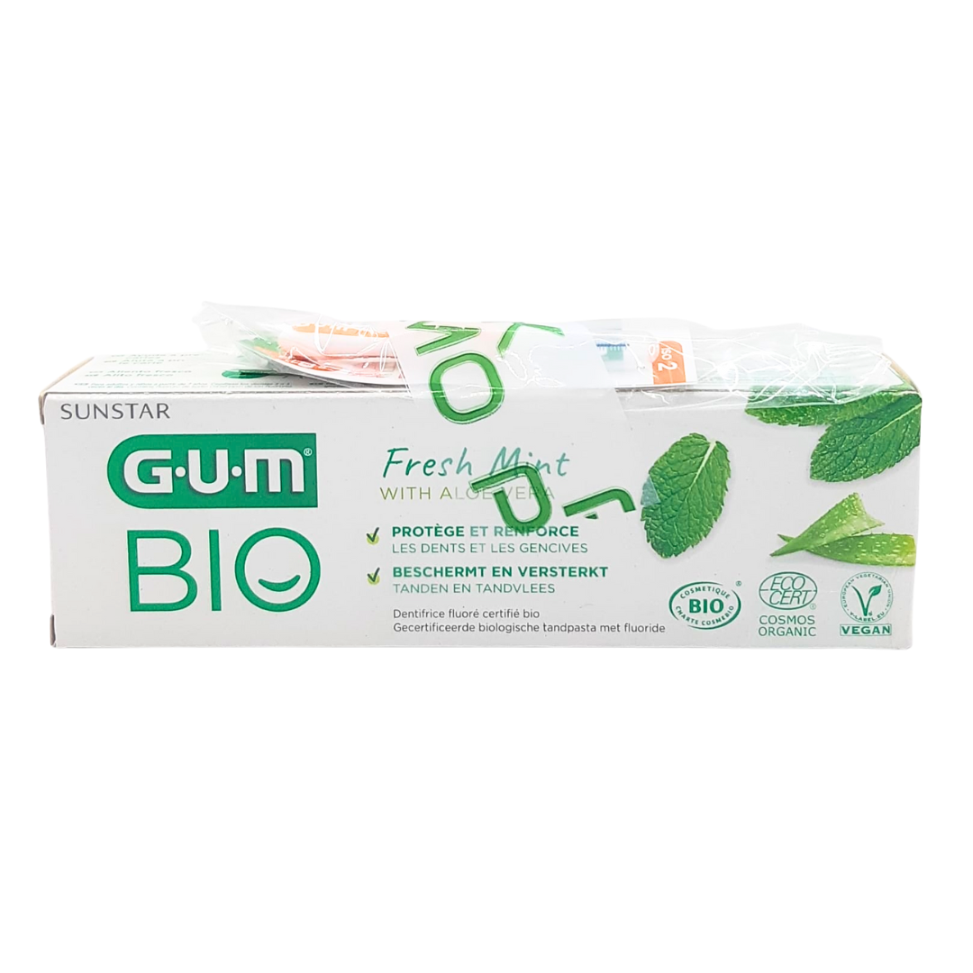 Gum Dentifrice Bio 75ml + Brosse Interdentaire 1412 Pack