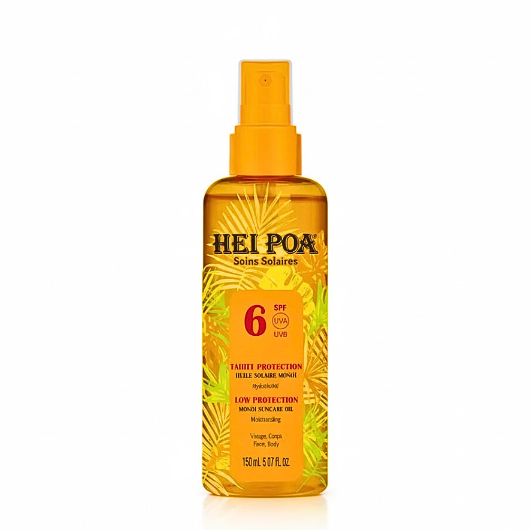 Hei Poa Huile Solaire Monoi Hydratante Spf6