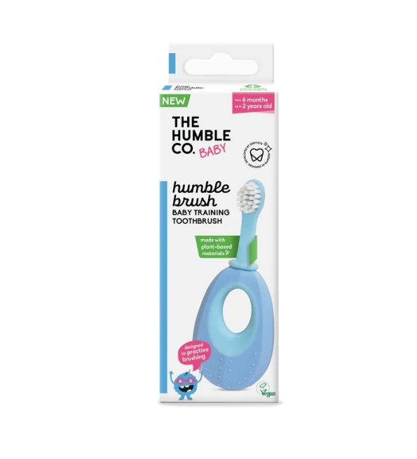 HUMBLE BROSSE A DENTS BLEU POUR BEBES A BASE DE PLANTES