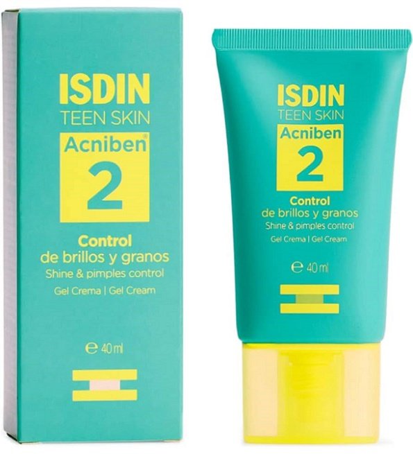 ISDIN Acniben 2 Contrôle Brillance et Boutons 40ml