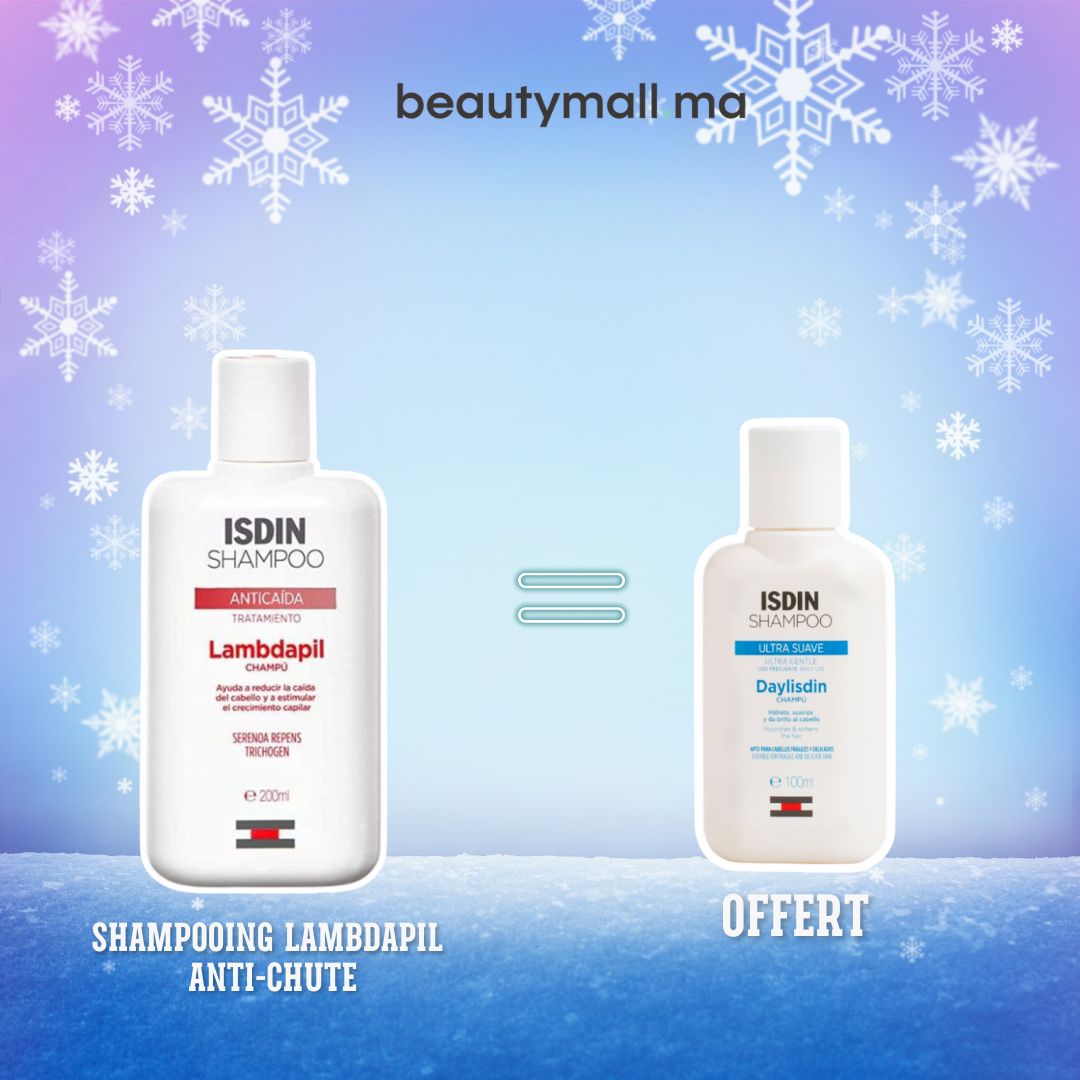 Isdin Shampooing Lambdapil Anti-Hair Loss 200ml = SHAMPOO DAYLISDIN FORMAT VOYAGE 100ML