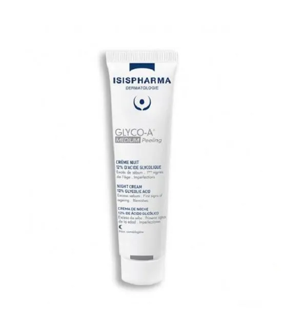 ISISHARMA GLYCO-A MEDIUM Peeling Crème Nuit 12% d'acide glycolique 30ml